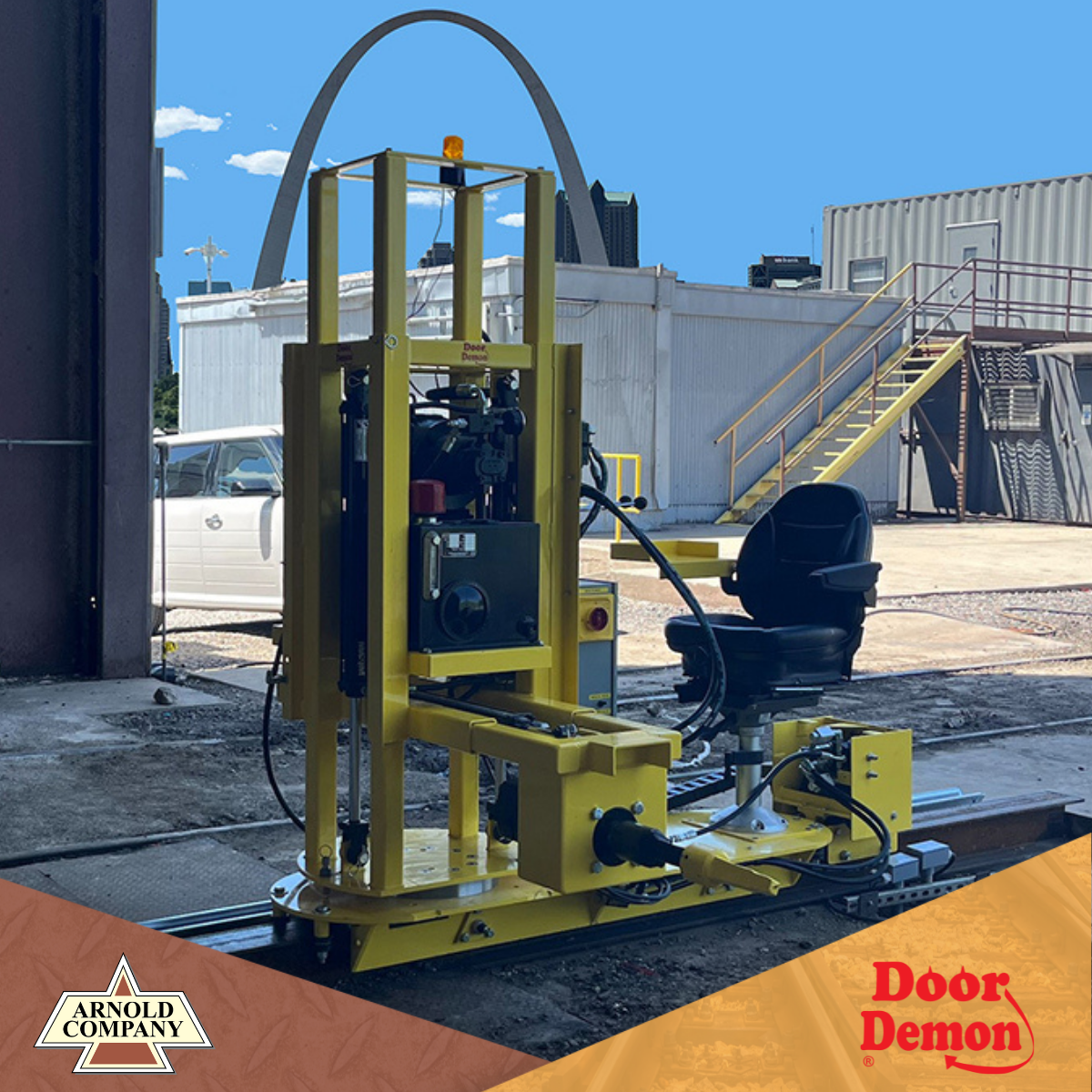 Improved Ride-On, Beam Mounted Railcar Hopper Gate Opener Features Speed, Efficiency and Safety
