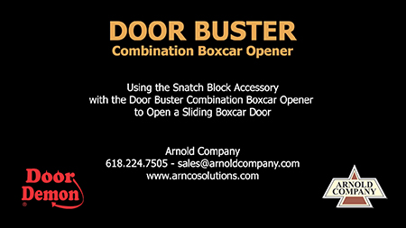 Door Buster Combination Boxcar Opener Video preview