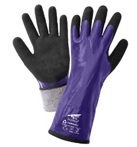 CR494 FrogWear® Cut Resistance Premium Supported Double Nitrile Chemical Handling Gloves with Cut, Abrasion, and Puncture Resistance