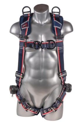 KStrong® EndurX™ 5-Point Full Body Harness, Premium Shoulder Pad, Deluxe Leg Pads, Enhanced Dorsal D-ring Plus™, Front D-ring, Shoulder D-rings, Premium Adjusters, Trauma Relief Straps, QC Chest, TB Legs (SS), All Aluminum Hardware (ANSI) - Image 2