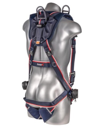 KStrong® EndurX™ 5-Point Full Body Harness, Premium Shoulder Pad, Deluxe Leg Pads, Enhanced Dorsal D-ring Plus™, Front D-ring, Shoulder D-rings, Premium Adjusters, Trauma Relief Straps, QC Chest, TB Legs (SS), All Aluminum Hardware (ANSI) - Image 5