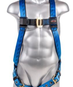 KStrong® Kapture™ Essential 3-Point Full Body Harness, Dorsal D-ring with Sewn In 18” Extension O-Ring, TB Legs – (ANSI)