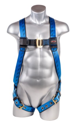 KStrong® Kapture™ Essential 3-Point Full Body Harness, Dorsal D-ring with Sewn In 18” Extension O-Ring, TB Legs – (ANSI)