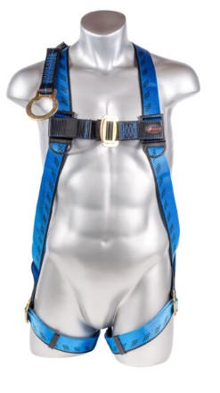 KStrong® Kapture™ Essential 3-Point Full Body Harness, Dorsal D-ring with Sewn In 18” Extension O-Ring, MB Legs (ANSI)