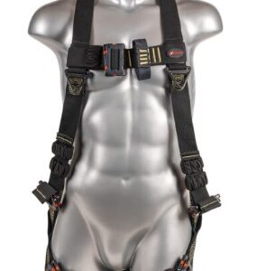 KStrong® Kapture™ Element Arc Flash Rated 5-Point Full Body Harness, Web Loop Dorsal and Front D-rings, Mating Buckle Legs and Chest (ANSI)