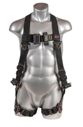 KStrong® Kapture™ Element Arc Flash Rated 5-Point Full Body Harness, Web Loop Dorsal and Front D-rings, Mating Buckle Legs and Chest (ANSI)