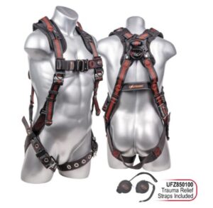 KStrong® Kapture™ Elite+ 5-Point FBH, Enhanced Aluminum Dorsal D-Ring Plus™, TB Legs, QC Chest, Removable Padded Shoulder, Spring Torso Adjusters, Multi-Flex Feature for Ease of Mobility (ANSI)