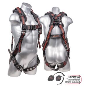 KStrong® Kapture™ Elite+ 5-Point FBH, Enhanced Aluminum Dorsal D-Ring Plus™, TB Legs, QC Chest, Removable Padded Shoulder, Spring Torso Adjusters, Multi-Flex Feature for Ease of Mobility (ANSI)