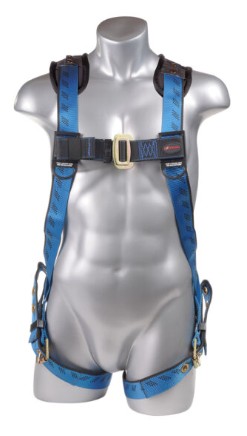 KStrong® Kapture™ Essential 3-Point Full Body Harness with Removable Shoulder Padding, Dorsal D-ring, TB Legs (ANSI)