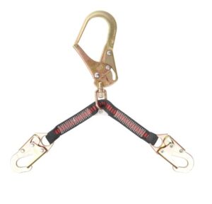 KStrong® Work Positioning Device Web Assembly with Swivel Rebar Hook and Snap Hooks (ANSI)