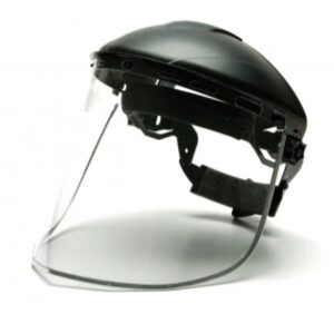 Aluminum Bound Polycarbonate Face Shield