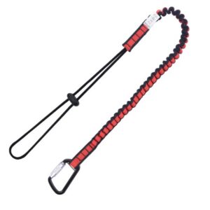 KStrong® Kaptor™ Elasticated Tool Lanyard w/Drawstring Cord and Carabiner – 22 lbs.