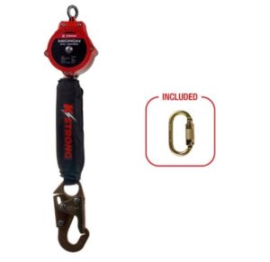 KStrong® Micron™ Single Or Dual 6 ft. SRL with Snap Hook (ANSI) – Installation carabiner included
