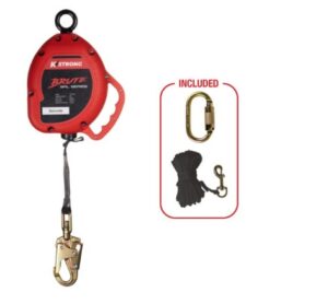 KStrong® BRUTE™ 25 ft. Web SRL with Swivel Snap Hook. Includes Installation Carabiner and Tagline (ANSI)