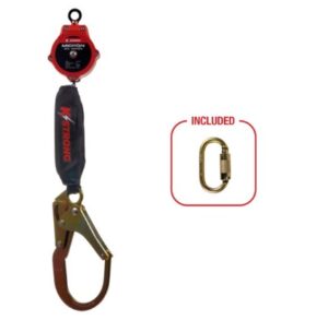 KStrong® Micron™ Single or Dual 6 ft. SRL with Rebar Hooks (ANSI)