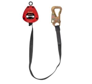 KStrong® BRUTE™ 9 ft. Tie-back SRL with Hi-Abrasion Resistant Webbing, tie-back hook and dorsal connector (ANSI)
