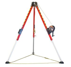 KStrong® Megapod™ 10 ft. Basic Kit. Includes Tripod, 60 ft. Material / Personnel Winch, and Storage Bags for Tripod / Winch.