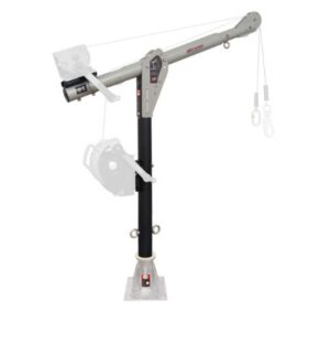 KStrong® Megadavit™ Floor Mount Basic Kit. Includes Floor Mount Column Mast Receiver, 54 in. Column Mast, and 3 ft. Cantilever Boom Arm with Winch Bracket